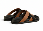 Hermès Kazimir Natural & Black Sandal – Men’s Edition