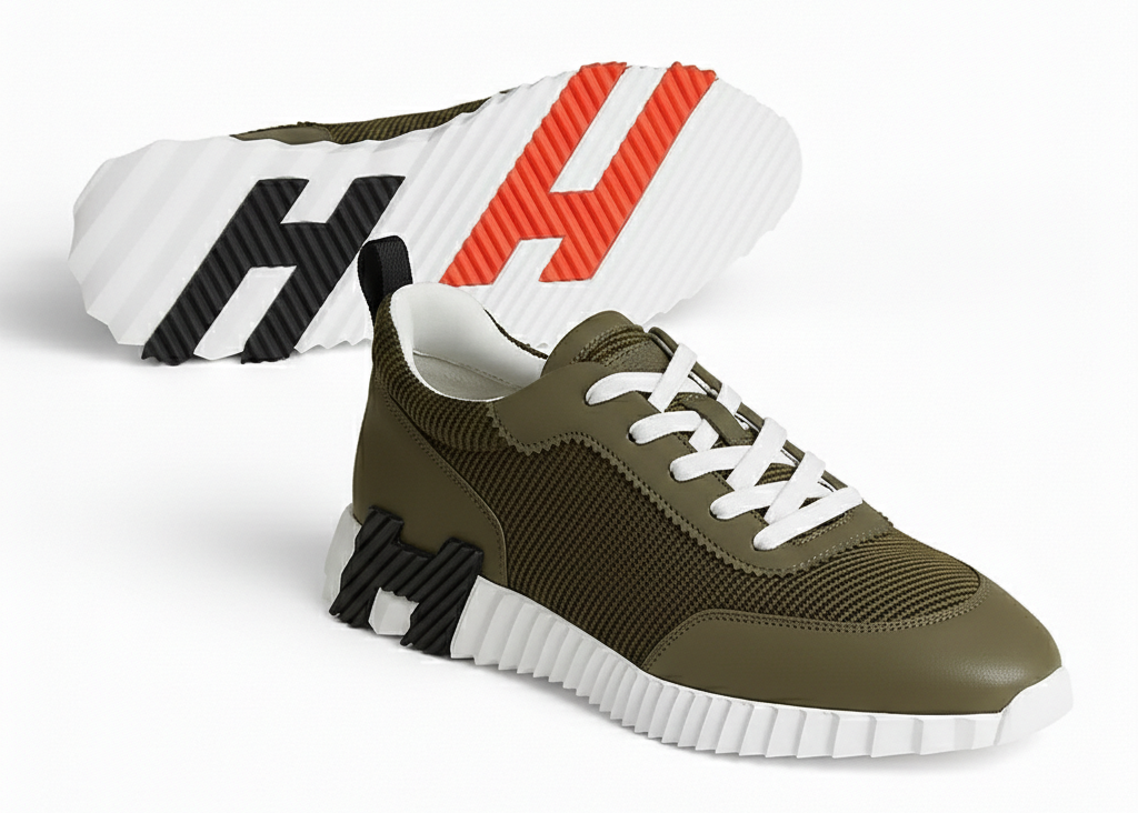Hermès Bouncing Beige Sketch Sneaker – Men’s Edition