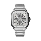 Cartier Santos de Diamond Silver Watch – Silver & Diamond