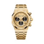 Audemars Piguet Royal Oak Selfwinding Chronograph Frosted Yellow Gold Dial Watch