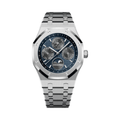 Audemars Piguet Royal Oak Selfwinding Chronograph Stainless Silver Steel Blue Dial Watch
