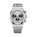 Audemars Piguet Royal Oak Selfwinding Chronograph Frosted Silver Dial Watch