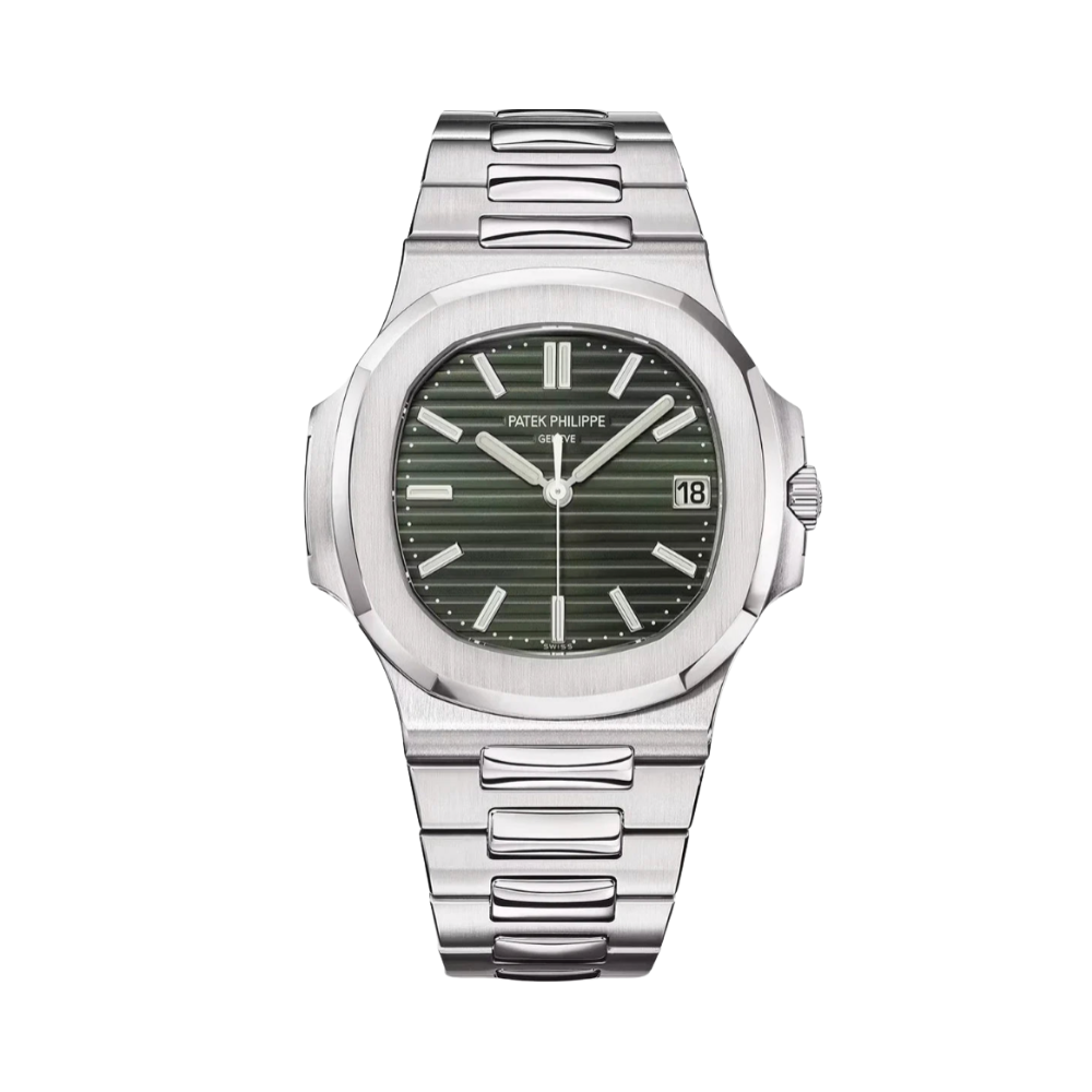 Patek Philippe Nautilus New Olive Green Dial Watch – Green & Olive Green & Dial
