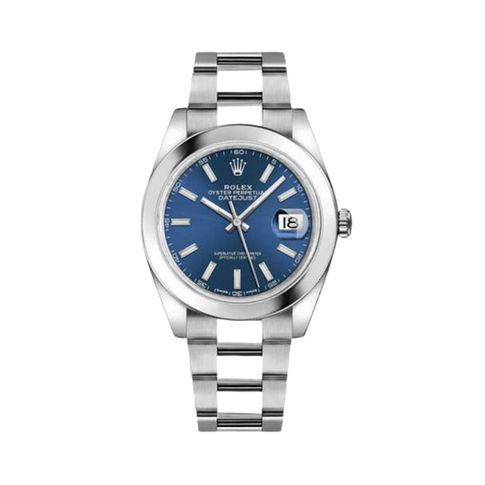 Rolex Datejust 41 Blue Dial Watch – Blue & Dial