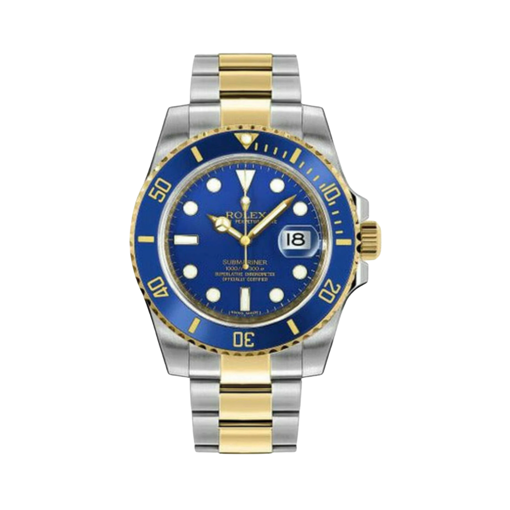 Rolex Submariner Date Two Tone Blue Dial Watch – Blue & Two Tone & Dial