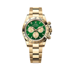 Rolex Yellow Gold Green Dial Watch – Gold & Green & Yellow