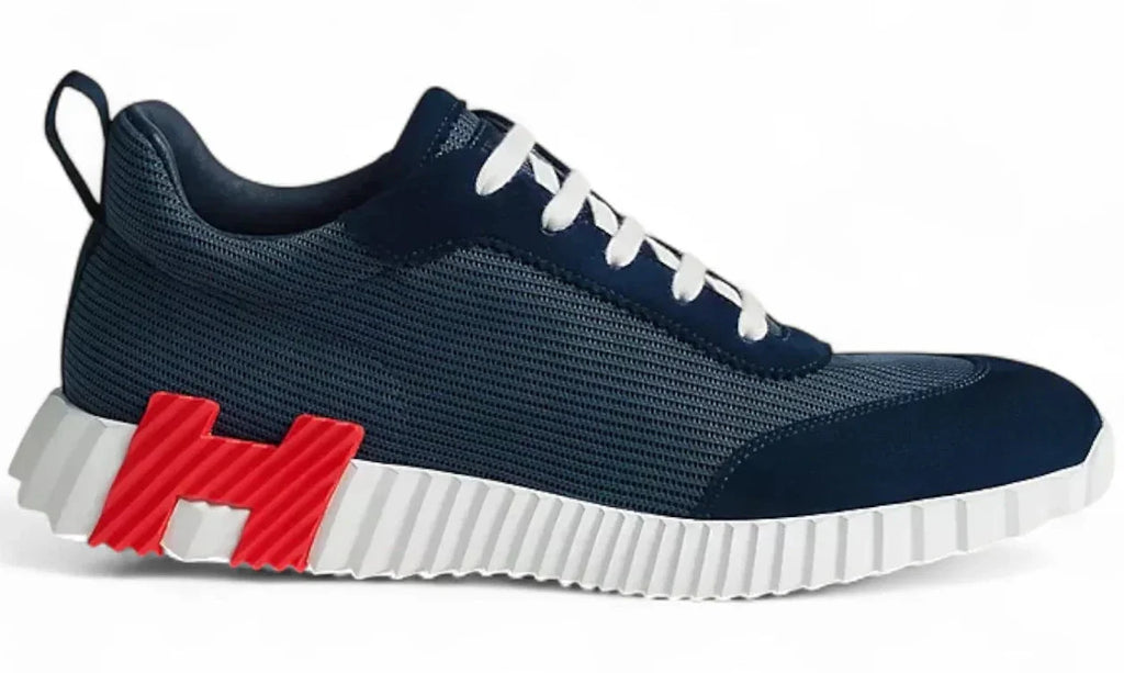 Hermès Bouncing Navy Blue Sneaker – Men’s Edition
