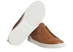 Zegna Triple Stitch Beige Sneaker – Men’s Edition