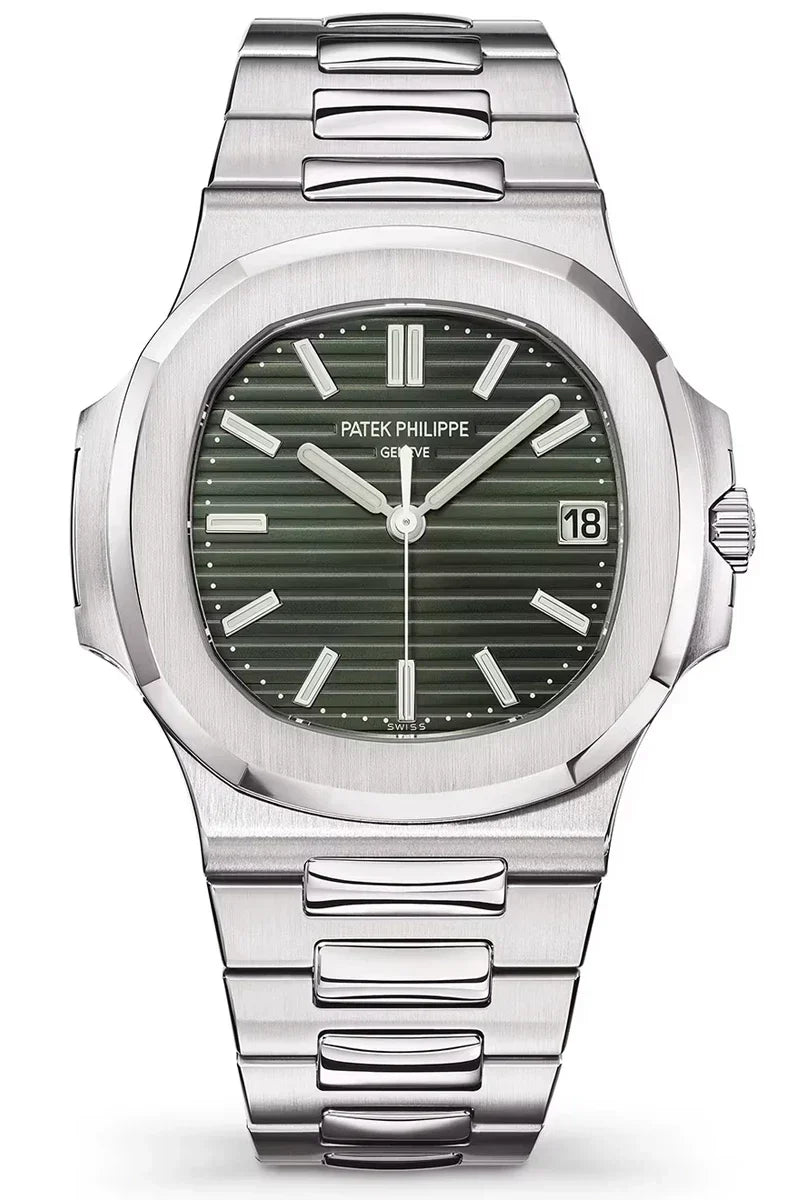 Patek Philippe Nautilus New Olive Green Dial Watch – Green & Olive Green & Dial