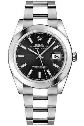Rolex Datejust 41 Black Dial Steel 126300 0011 Watch
