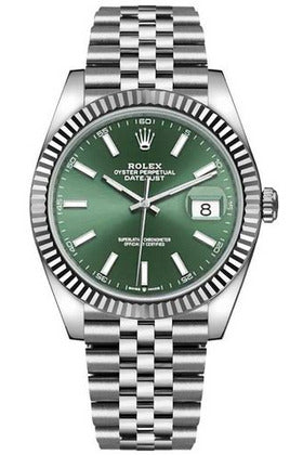 Rolex Datejust 41 Green Dial Watch – Green & Dial