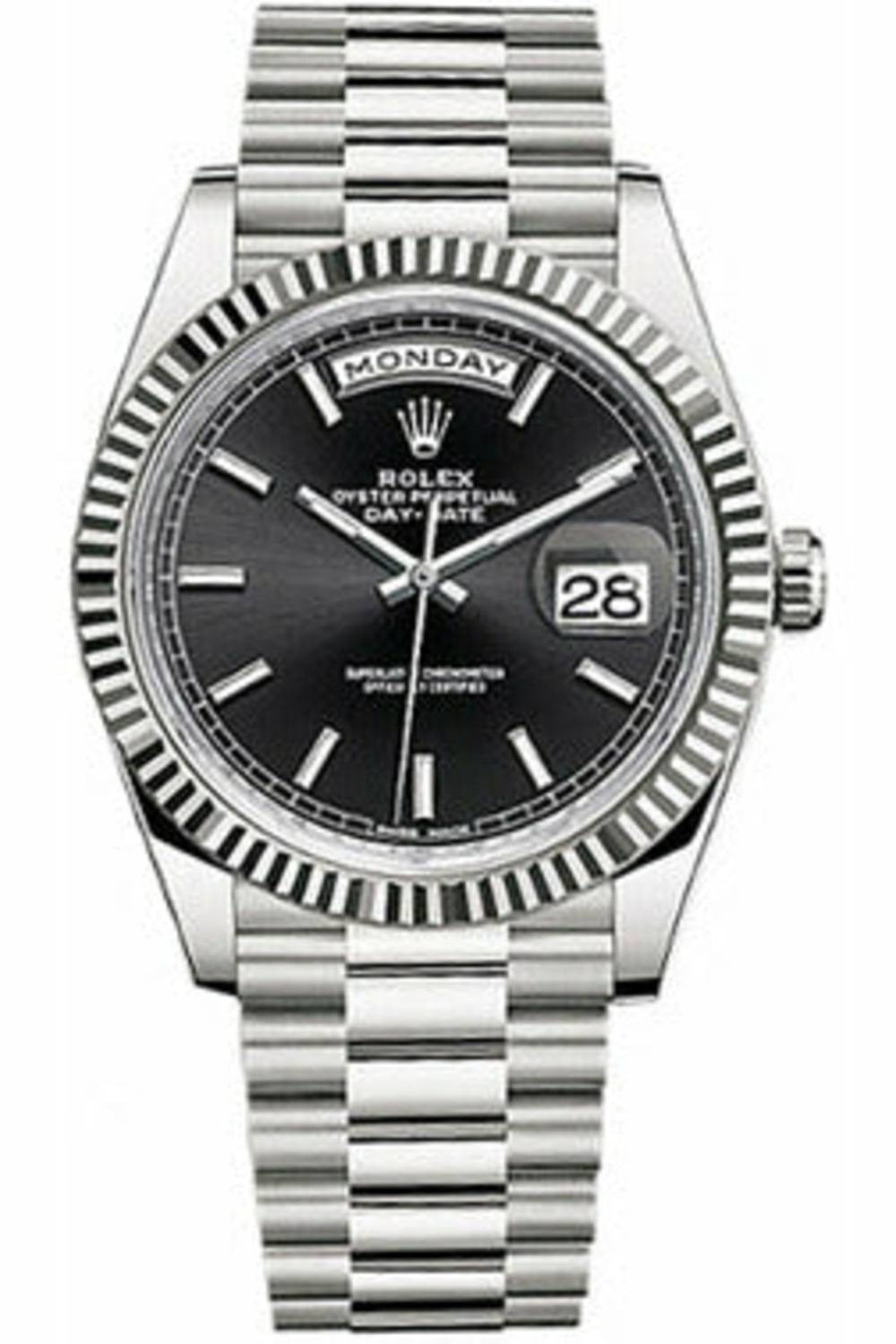 Rolex Day-Date 40 White Gold 228239 Watch – White & Gold