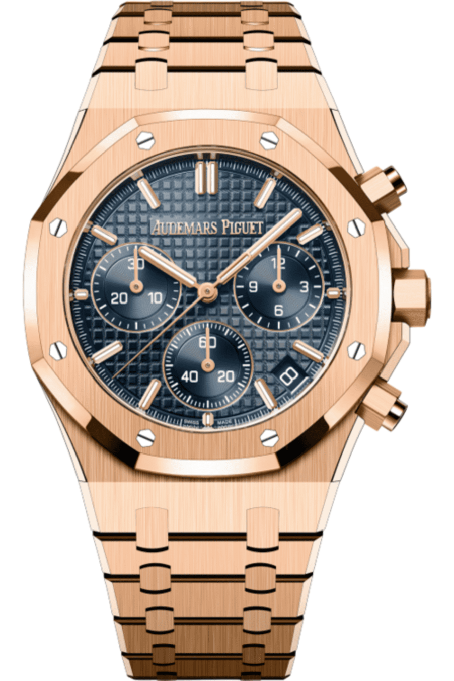 Audemars Piguet Royal Oak Selfwinding Chronograph Stainless Gold Steel Black Dial 50th 26240or 1320or 01 Watch