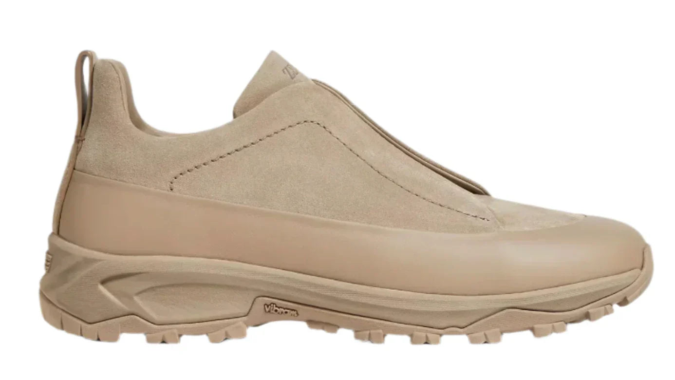 Zegna Triple Stitch Light Taupe Sneaker – Men’s Edition