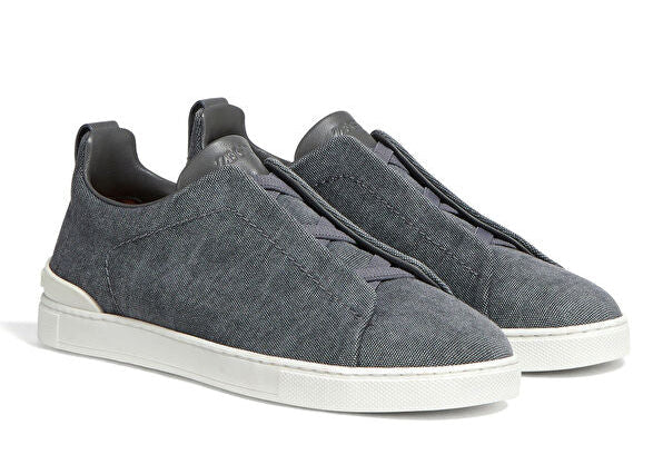 Zegna Triple Stitch Canvas Sneaker – Men’s Edition